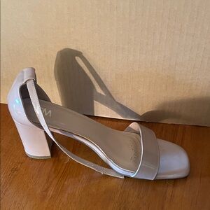 Chic Beige Block Heel Sandals